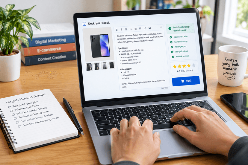 Tips Menulis Deskripsi Produk yang Persuasif dan Jelas